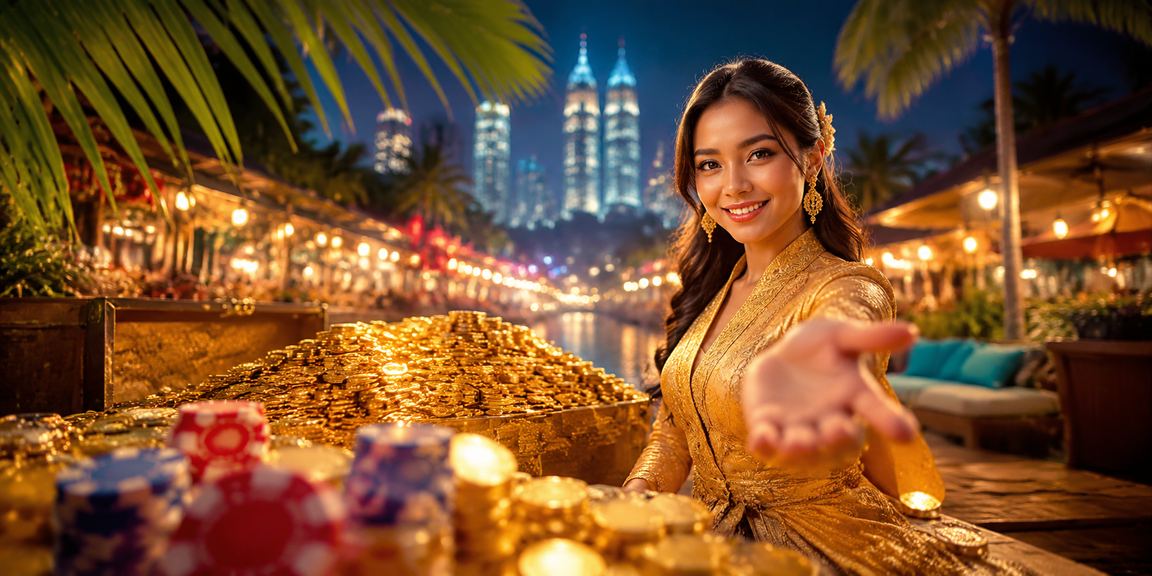 Suasana hiburan kasino di Kuala Lumpur dengan pakaian tradisional kebaya